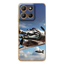 Чохол з мемом Тралалело тралала на Motorola Edge 60 Fusion (Бомбардіро крокоділо)