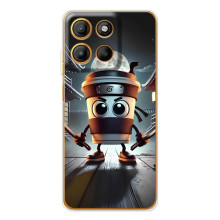 Чохол з мемом Тралалело тралала на Motorola Edge 60 Fusion (Капучіно асасіно)