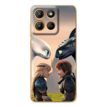 Чехол как приручить дракона на Motorola Edge 60 Fusion – Гикавка и Астрид