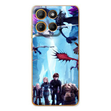 Чехол с принтом дракон Беззубик для  – Герои Беззубика