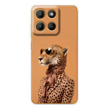 Чохол з принтом стильні тварини для Едж 60 Фюжин (Стильний леопард)