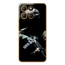 Чехол с украинским воином на Motorola Edge 60 Fusion (Украинский снайпер)