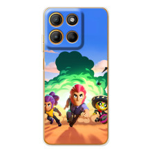 Силиконовый Чехол на Motorola Edge 60 Fusion с картинкой Brawl Stars