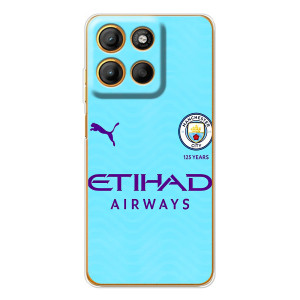 Силиконовые Чехлы принт Футбол на Motorola Edge 60 Fusion – Man City