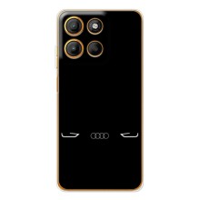 Силіконовий бампер з картинкою машини на Motorola Edge 60 Fusion (Сілует Audi)