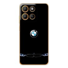 Силіконовий бампер з картинкою машини на Motorola Edge 60 Fusion (Чорний BMW)