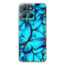 Силиконовый бампер с картинкой животных для Motorola Edge 60 Fusion (Крылья бабочек)