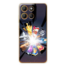 Силиконовый Чехол (атрибутика Клеш Роял) для Motorola Edge 60 Fusion (Кланы)