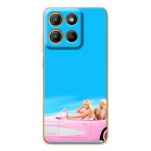 Силіконовый Чохол Барбі фільм на Motorola Edge 60 Fusion (Барбі і Кен)