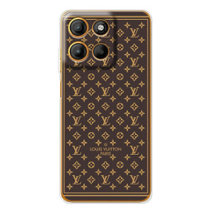 Силиконовый чехол для Motorola Edge 60 Fusion (ФОН Louis Vuitton Paris)