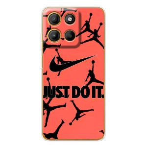 Силиконовый Чехол Nike Air Jordan на Эйдж 60 Фюжин – Just Do It