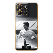 Чехол с прнтом Формула 1 на Motorola Edge 60 Fusion – Фон Формула-1