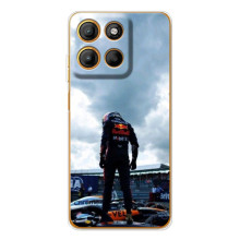 Чехол с прнтом Формула 1 на Motorola Edge 60 Fusion – Гонщик 44