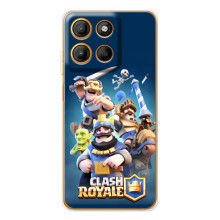 Чехол з героями Клеш Рояль для Motorola Edge 60 Fusion – Принц