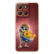 Чехол з героями Клеш Рояль для Motorola Edge 60 Fusion – Скелет