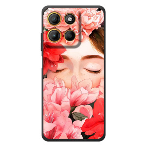 Чехлы (ART) Цветы на Motorola Edge 60 Neo (VPrint)