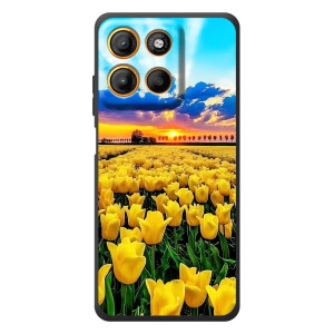 Чохли з картинкою (Тюльпани) на Motorola Еdge 60 Нeo – Жовті тюльпани