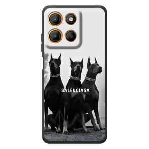 Чехол ДОБЕРМАН для Motorola Edge 60 Neo – Три добермана