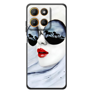 Чехол с картинкой Модные Девчонки Motorola Edge 60 Neo (Любительница коней)