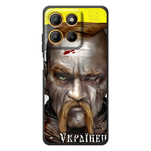 Чехол с картинкой (Патриотический КОЗАК) на Motorola Edge 60 Neo – Одноглазый Козак