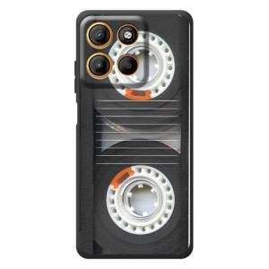 Чехол с Прикольным принтом на Motorola Edge 60 Neo – Кассета магнитофона