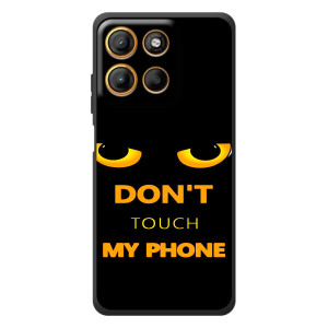 Чехол с Прикольным принтом на Motorola Edge 60 Neo – Не трогай мой телефон