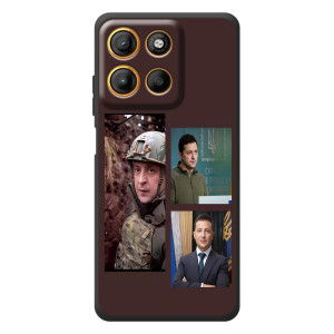 Чехол для Motorola Edge 60 Neo (AlphaPrint - с принтом Зеленского)