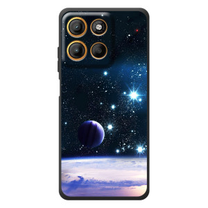 Чехол (ТПУ) с планетами на Motorola Edge 60 Neo – Космический вид