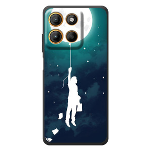 Чехол (ТПУ) с планетами на Motorola Edge 60 Neo – To The moon