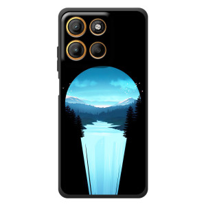 Літній Чохол на Motorola Edge 60 Neo – Синій Водоспад