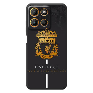 Силиконовые Чехлы принт Футбол на Motorola Edge 60 Neo – Liverpool