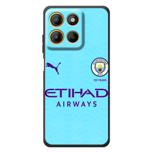 Силиконовые Чехлы принт Футбол на Motorola Edge 60 Neo – Man City