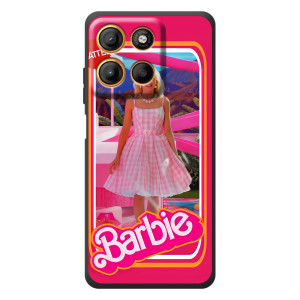 Силиконовый Чехол Барби Фильм на Motorola Edge 60 Neo (Барби Марго)