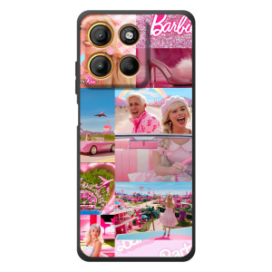 Силиконовый Чехол Барби Фильм на Motorola Edge 60 Neo (Барби стиль)