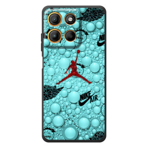 Силиконовый Чехол Nike Air Jordan на Моротора Эдж 60 Нио (Джордан Найк)
