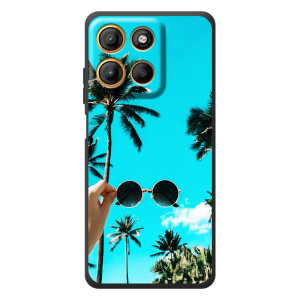 Силиконовый чехол с КАРТИНКАМИ лето для Motorola Edge 60 Neo (AlphaPrint)