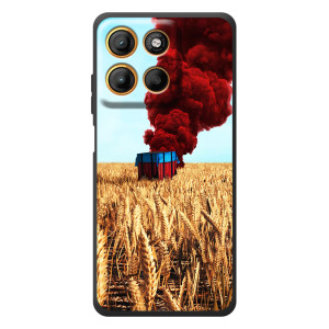 Чехол (TPU) с картинкой "Лого Пабг" на Моротора Эдж 60 Нио – Дроп