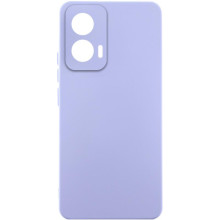 Чехол Silicone Cover Lakshmi Full Camera (AAA) для Motorola Edge 60 Pro – Сиреневый