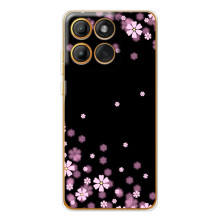 Чехол для Эдж 60 Про - с принтом (Дизайнерские) (AlphaPrint) (Цветочки маленькие)