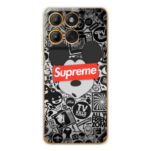 Чехол с Брендами одежды на Эйдж 60 Про – Supreme Маус
