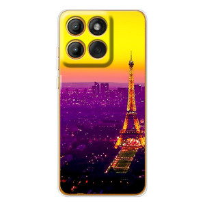 Чохол Ейфелева Вежа на Motorola Edge 60 Pro – Яскрава башня