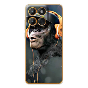 Чехол с Обезьянами Motorola Edge 60 Pro - (AlphaPrint)