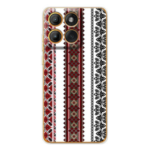 Силиконовый Чехол на Motorola Edge 60 Pro с картинкой Вышиванки (Вышиваночки)
