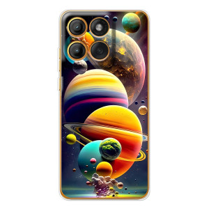 Чохол (ТПУ) з планетами на Motorola Edge 60 Pro – Сонячна система