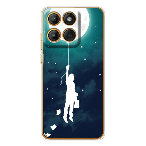 Чохол (ТПУ) з планетами на Motorola Edge 60 Pro – To The moon
