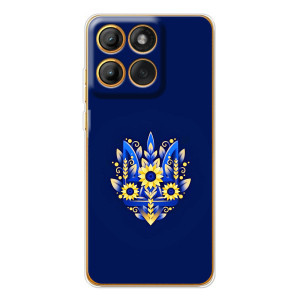 Чехол Укр Символика для Motorola Edge 60 Pro – Цветущий Герб