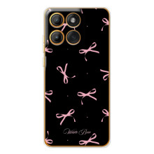 Чохол з бантиками на Едж 60 Про (Банти на чорному)