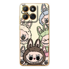 Чехол с Лабубу на Motorola Edge 60 Pro – Коллаж Лабубу