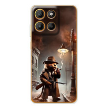Чехол с мемами тралалело тралала для Motorola Edge 60 Pro – Бобрито бандито