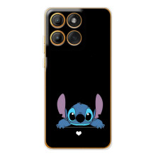 Чехол с принтом Стич на Motorola Edge 60 Pro – Стич на черном